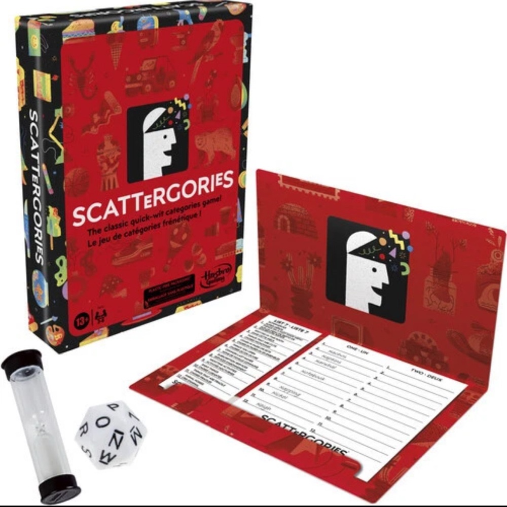 Hasbro Gaming - Classic Scattergories Game [New ] Table Top Game, Board Game